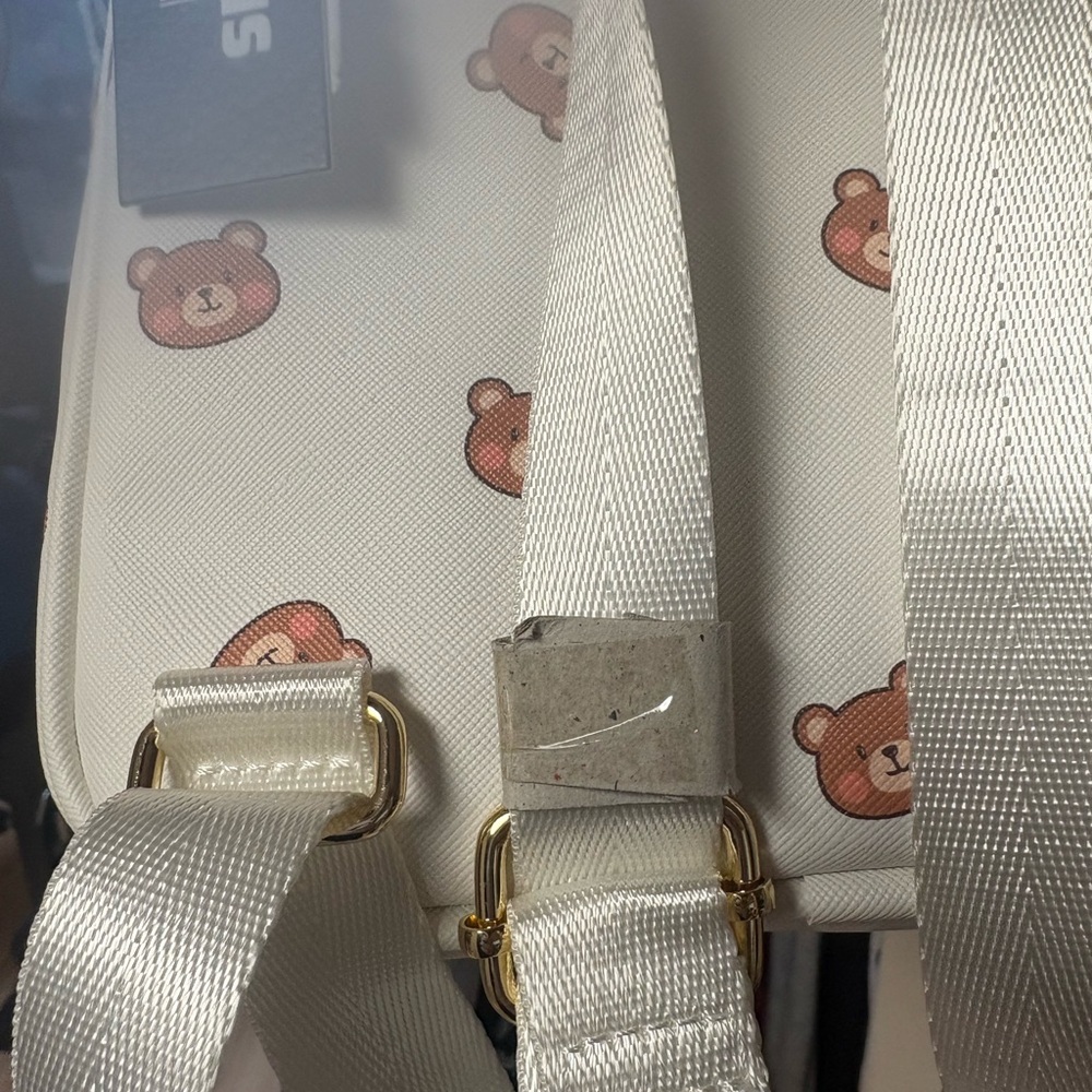 Cute Bear Print Mini Backpack - Picture 4 of 7